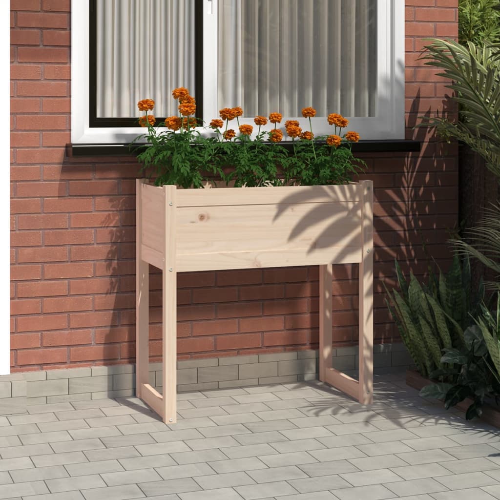 Plantenbak 78x40x81 cm massief grenenhout - AllerleiShop