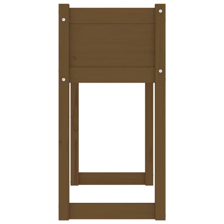 Plantenbak 78x40x81 cm massief grenenhout honingbruin - AllerleiShop