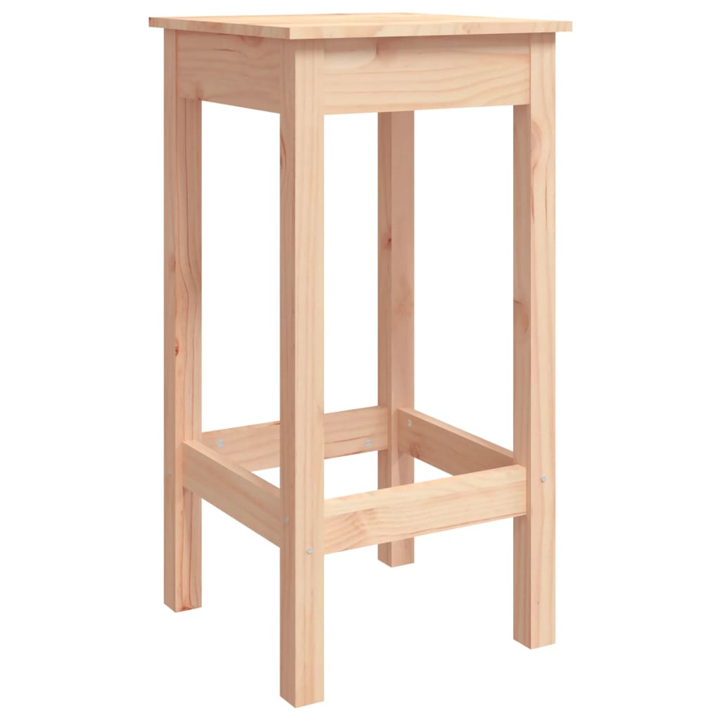 Barstoelen 2 st 40x40x78 cm massief grenenhout - AllerleiShop