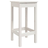 Barstoelen 2 st 40x40x78 cm massief grenenhout wit - AllerleiShop