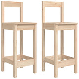 Barstoelen 2 st 40x41,5x112 cm massief grenenhout - AllerleiShop