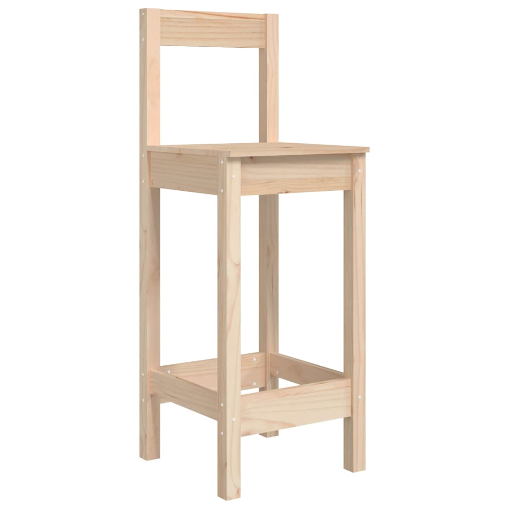 Barstoelen 2 st 40x41,5x112 cm massief grenenhout - AllerleiShop