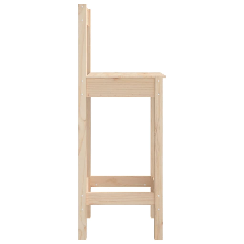 Barstoelen 2 st 40x41,5x112 cm massief grenenhout - AllerleiShop