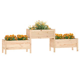 Plantenbak 245,5x44x75 cm massief grenenhout - AllerleiShop