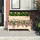 Plantenbak 110x84x75 cm massief grenenhout - AllerleiShop