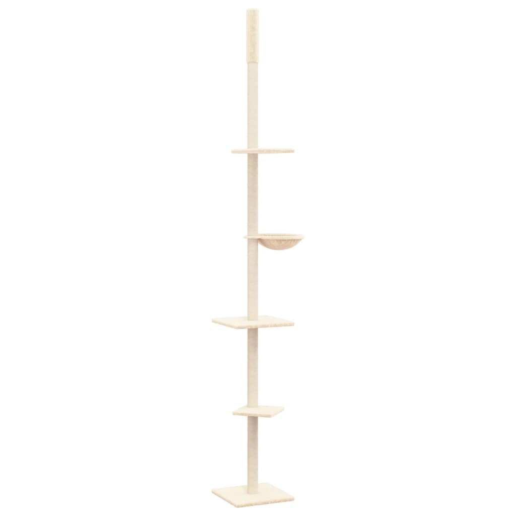 Kattenmeubel vloer tot plafond 263,5-289,5 cm crèmekleurig