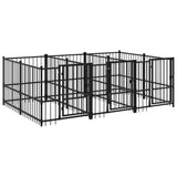 Hondenkennel voor buiten 5,63 m² staal - AllerleiShop