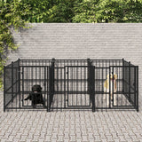 Hondenkennel voor buiten 5,63 m² staal - AllerleiShop