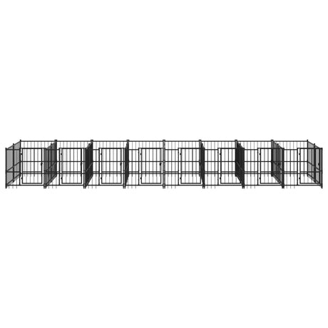 Hondenkennel voor buiten 15,02 m² staal - AllerleiShop