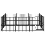 Hondenkennel voor buiten 5,63 m² staal - AllerleiShop