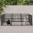 Hondenkennel voor buiten 5,63 m² staal - AllerleiShop