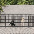 Hondenkennel voor buiten 7,51 m² staal - AllerleiShop