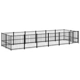 Hondenkennel voor buiten 11,26 m² staal - AllerleiShop