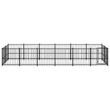 Hondenkennel voor buiten 11,26 m² staal - AllerleiShop