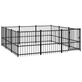 Hondenkennel voor buiten 8,47 m² staal - AllerleiShop