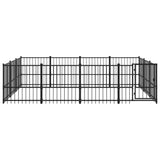 Hondenkennel voor buiten 11,58 m² staal - AllerleiShop