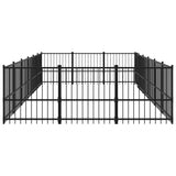 Hondenkennel voor buiten 16,94 m² staal - AllerleiShop