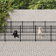 Hondenkennel voor buiten 16,94 m² staal - AllerleiShop