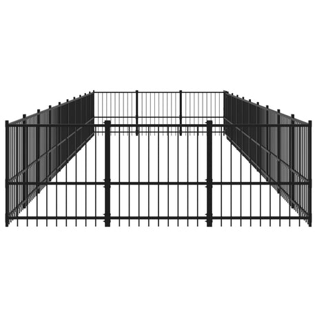 Hondenkennel voor buiten 28,23 m² staal - AllerleiShop