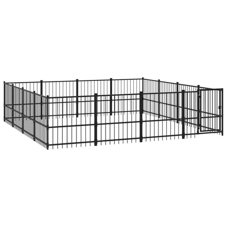 Hondenkennel voor buiten 15,05 m² staal - AllerleiShop