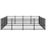 Hondenkennel voor buiten 15,05 m² staal - AllerleiShop