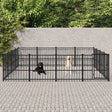 Hondenkennel voor buiten 15,05 m² staal - AllerleiShop