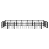 Hondenkennel voor buiten 26,35 m² staal - AllerleiShop