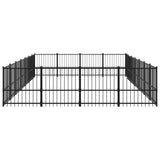 Hondenkennel voor buiten 26,35 m² staal - AllerleiShop