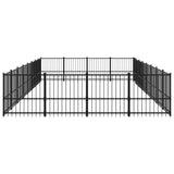 Hondenkennel voor buiten 30,11 m² staal - AllerleiShop