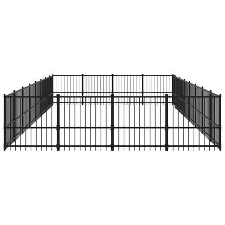 Hondenkennel voor buiten 30,11 m² staal - AllerleiShop