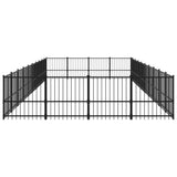 Hondenkennel voor buiten 37,64 m² staal - AllerleiShop