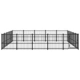 Hondenkennel voor buiten 23,52 m² staal - AllerleiShop