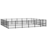 Hondenkennel voor buiten 28,23 m² staal - AllerleiShop