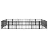 Hondenkennel voor buiten 28,23 m² staal - AllerleiShop