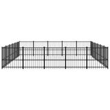 Hondenkennel voor buiten 28,23 m² staal - AllerleiShop