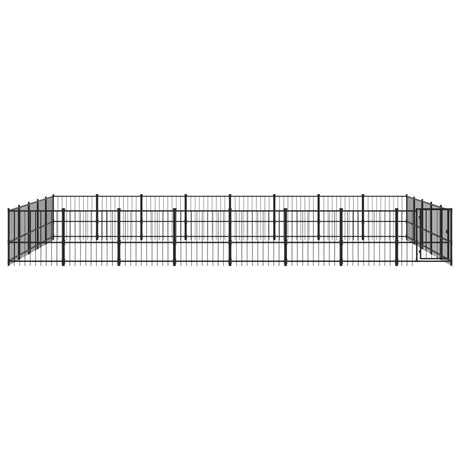 Hondenkennel voor buiten 37,64 m² staal - AllerleiShop