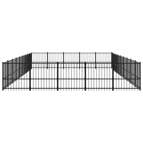 Hondenkennel voor buiten 42,34 m² staal - AllerleiShop