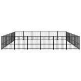 Hondenkennel voor buiten 45,16 m² staal - AllerleiShop