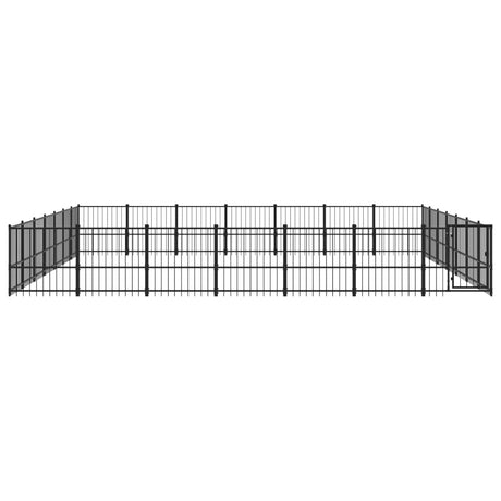 Hondenkennel voor buiten 46,1 m² staal - AllerleiShop