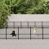 Hondenkennel voor buiten 65,86 m² staal - AllerleiShop