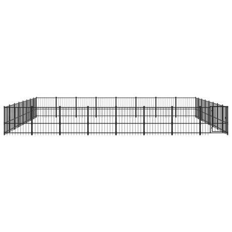 Hondenkennel voor buiten 60,22 m² staal - AllerleiShop