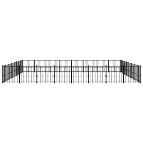 Hondenkennel voor buiten 60,22 m² staal - AllerleiShop