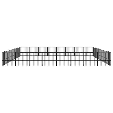 Hondenkennel voor buiten 75,27 m² staal - AllerleiShop