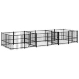 Hondenkennel voor buiten 11,26 m² staal - AllerleiShop