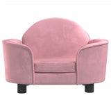 Hondenmand 66x40x45 cm fluweel roze