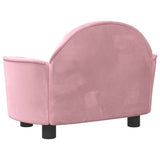 Hondenmand 66x40x45 cm fluweel roze