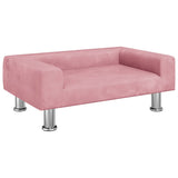 Hondenmand 70x45x26,5 cm fluweel roze