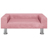 Hondenmand 70x45x26,5 cm fluweel roze