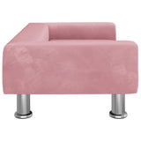 Hondenmand 70x45x26,5 cm fluweel roze