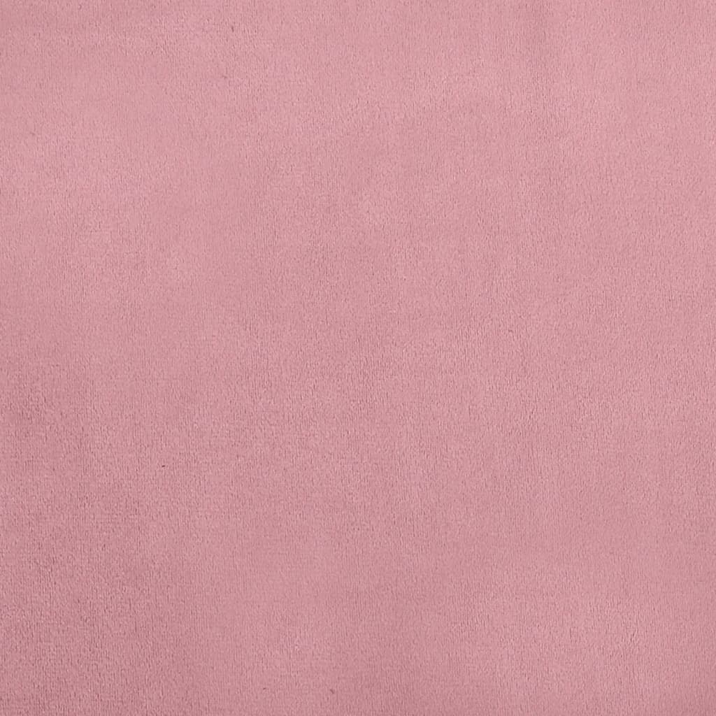 Hondenmand 50x40x26,5 cm fluweel roze